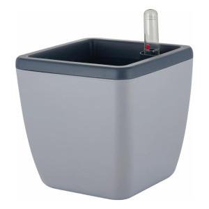 Горшок с автополивом InGreen Munchen Утренний туман квадратный с внутренней вставкой 1.5 л