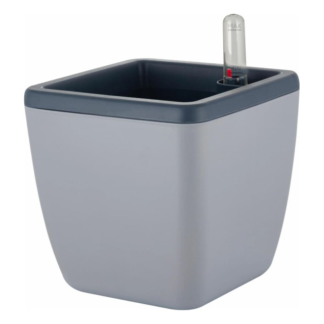 Горшок с автополивом InGreen Munchen Утренний туман квадратный с внутренней вставкой 1.5 л