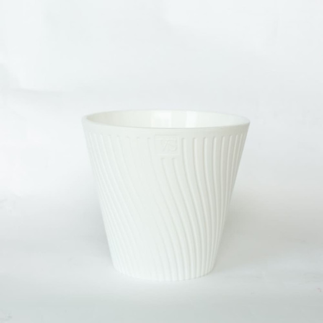 Горшок VipSet AML-2,7-01 Луи с дренажной системой белый 2.7 л