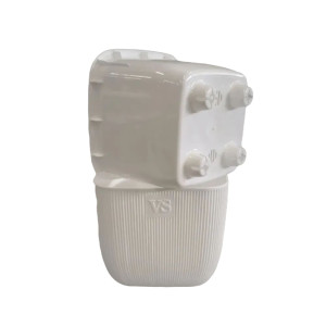 Горшок VipSet  AMF-4.7-01 Фабио с дренажной системой белый 4.7 л