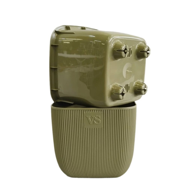 Горшок VipSet  AMF-1.95-14 Фабио с дренажной системой оливка 1.95 л