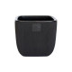 Горшок VipSet  AMF-1.95-11 Фабио с дренажной системой черный 1.95 л