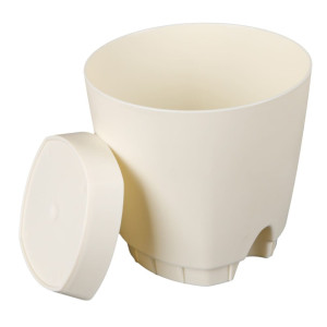 Горшок для цветов InGreen Amsterdam ING6199СЛ сливочный с прикорневым поливом 1.35 л