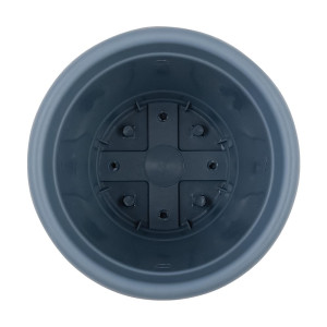 Горшок для цветов InGreen Aphrodite IG420411026 №4 серый с подставкой 2.9 л