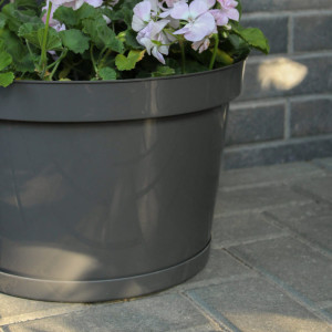 Горшок для цветов Гарденпласт Фикус 20 графит 20 л