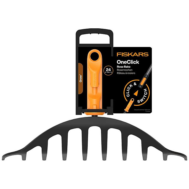 Грабли Fiskars OneClick 1080676 для уборки клумб