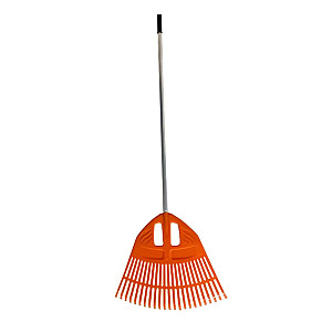 Грабли веерные ИнструмАгро Гардения пластмассовые с алюминиевым черенком 23 зуба 500 мм