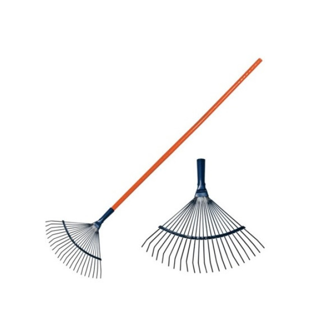 Грабли веерные ИнструмАгро 020110 пластинчатые ГВ-Л с черенком