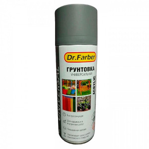 Грунтовка-аэрозоль MAV Dr.Farber 12187-270 акриловая универсальная серая 520 мл