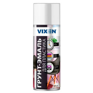 Грунт-эмаль Vixen VX50103 для пластика белый матовый RAL 9003 520 мл