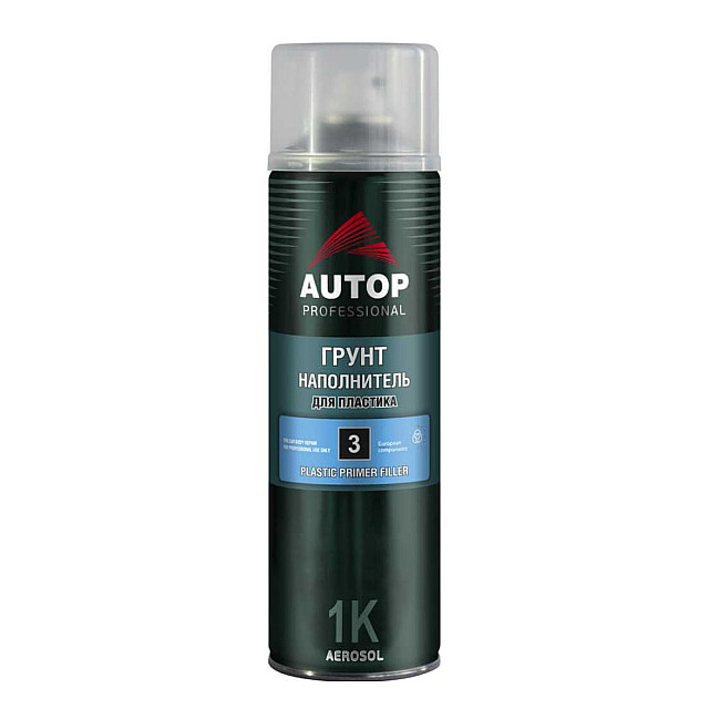 Грунт наполнитель Autop №3 ATP-A07830 для пластика серый 650 мл