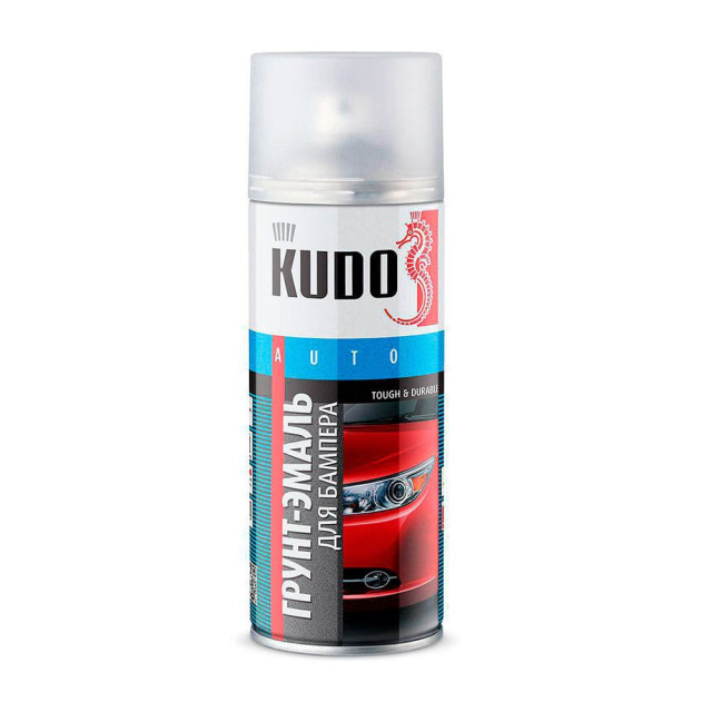 Грунт-эмаль для бампера Kudo KU-6202 черная 520 мл