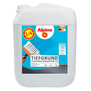 Грунтовка Alpina Tiefgrund концентрат 5 л