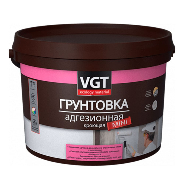 Грунтовка VGT ВД-АК-0301 Mini адгезионная кроющая 3 кг
