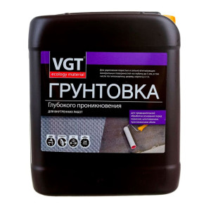 Грунтовка VGT ВД-АК-0301 глубокого проникновения для внутренних работ 5 кг