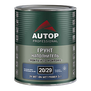 Грунт-наполнитель Autop 20/29 2K мокрый по мокрому 3+1 акриловый серый 1 л
