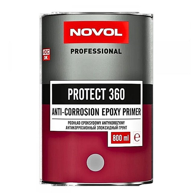 Грунт эпоксидный Novol Protect 360 1+1 серый 0.8 л