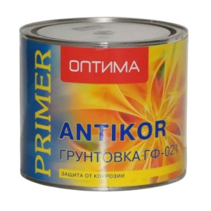 Грунтовка Оптима ГФ-021 универсальная красно-коричневая 2.6 кг