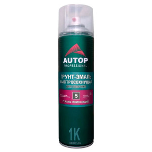 Грунт-эмаль Autop №5 ATN-A07273 для пластика графит 650 мл