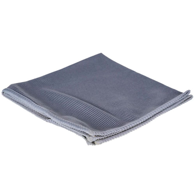 Салфетка для стекла Рыжий Кот M-05 310227 из микрофибры 30*30 см серая