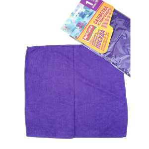 Салфетка Avikomp Посуда 1738 из микрофибры 30*30 см фиолетовая