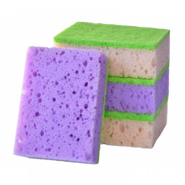 Губки для посуды Master Fresh С0006055 bubble-поролон XL 5 шт
