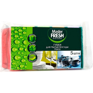 Губки для посуды Master Fresh Maxi С0007744 5 шт