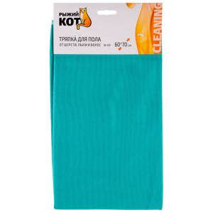 Тряпка для пола Рыжий Кот M-03F 101189 от шерсти и пыли 60*70 см