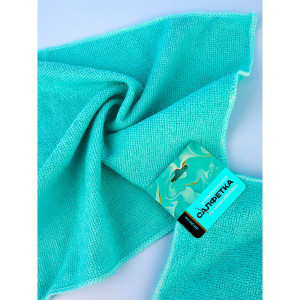 Салфетка универсальная Avikomp Завтрак у Тиффани 42138 из микрофибры 30*30 см бирюзовый