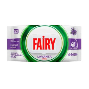 Салфетки для уборки поверхностей Fairy многофункциональные с маслом лаванды 100 шт