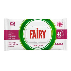 Салфетки для уборки поверхностей Fairy многофункциональные с ароматом фрезии 100 шт