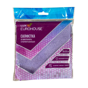 Салфетка EuroHouse ЕВ 3594 из микрофибры супервпитывающая