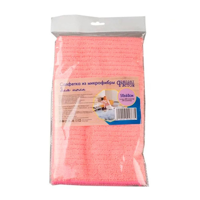 Салфетка для пола Comfort Factor  ТВ117 из микрофибры 50*60 см 250 г/м