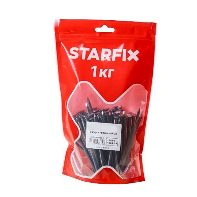 Гвозди строительные 5*150 мм Starfix SMD2-38002-1 1 кг