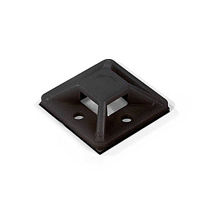 Площадка Fortisflex 63094 самоклеящаяся ПМС 20*20 мм черная 100 шт