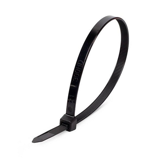 Стяжка Fortisflex 49408 нейлоновая КСС 3*150 мм черная 100 шт