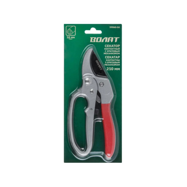 Секатор контактный Волат 59060-04 с храповым механизмом