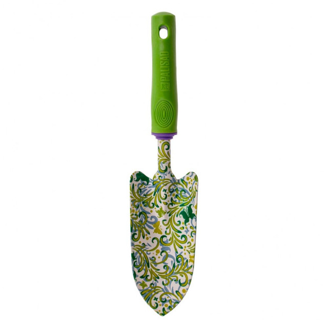Совок посадочный Palisad Flower Green 62036 широкий 80*330 мм стальной