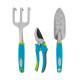 Набор садового инструмента Palisad Luxe 62901 с секатором алюминиевый цельнолитой 3 предмета