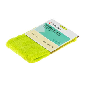 Сменная насадка для швабры Perfecto Linea Solid 44-532023 из микрофибры зеленая