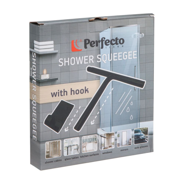 Стеклоочиститель Perfecto Linea 45-221191 с держателем серый