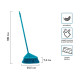 Метла для уборки мусора Perfecto Linea Solid 43-205100 голубая