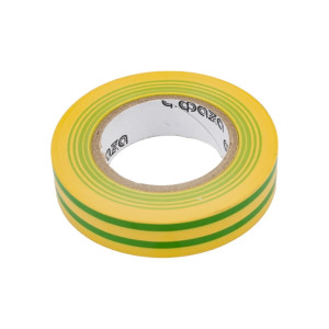 Изолента ФАZA TP-15/20-yg ПВХ 15 мм*20 м желто-зеленая