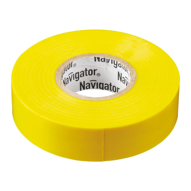 Изолента Navigator 71 112 NIT-A19-20/Y желтая