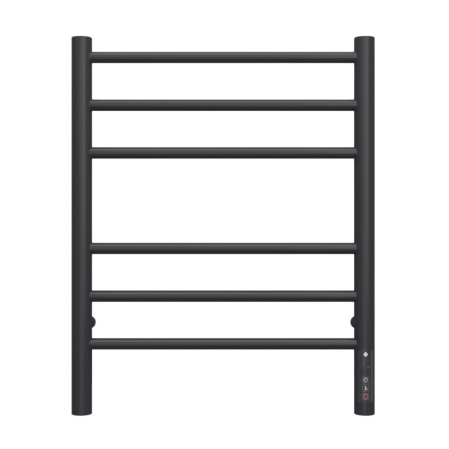 Полотенцесушитель Terminus Аврора П6 КС электро черный матовый 450*600 мм