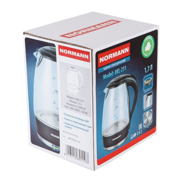 Чайник электрический Normann AKL-231 Normann