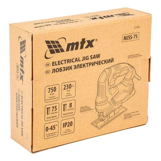 Лобзик электрический MTX MJSS-75 27182