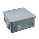 Коробка распаечная Navigator 93 248 NSS-DB-100-100-50-8-GR открытого монтажа