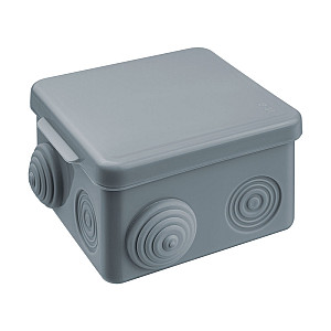 Коробка распаечная Navigator 93 247 NSS-DB-80-80-50-7-GR открытого монтажа