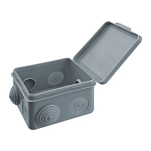 Коробка распаечная Navigator 93 247 NSS-DB-80-80-50-7-GR открытого монтажа